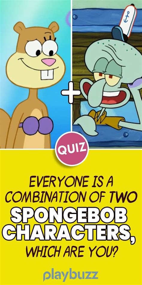 spongebob quiz which character are you|spongebob personality quiz.